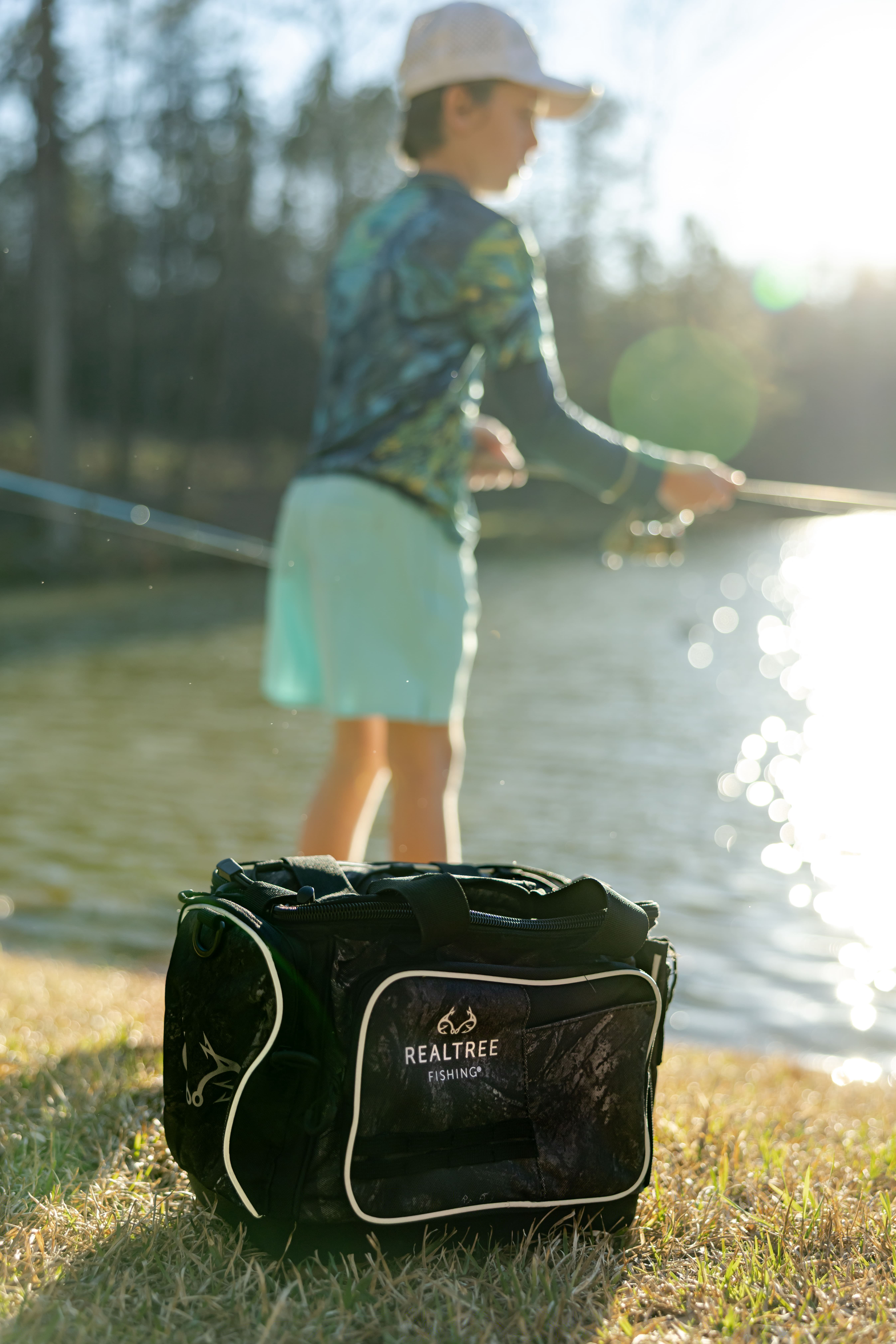 Realtree 3600 Medium Fishing Tackle Bag & Boxes, Unisex, Polyester