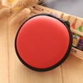 thumbnail image 4 of Earphone Carry Case, Small Round Pocket Earbud Travel Carrying Case with Zipper for Smartphone Earphone, Wireless Headset, USB Cable, SD Cards Storage Bags, Masks and More, 4 of 5