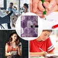 thumbnail image 5 of Leather Planner Leather Notebook Notebook Journal Binder Design Pen Pocket Design Convenient for Storage Romantic Lavender Red Roses, 5 of 6