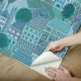 thumbnail image 6 of Charming Village Peel & Stick Wallpaper, 6 of 16