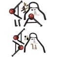 thumbnail image 4 of MOTO4U Soporte delantero y trasero para motocicleta Soporte combinado delantero trasero Soporte de elevación de rueda universal Soporte de elevación de carrete de brazo oscilante Soporte de paddock (r, 4 of 5