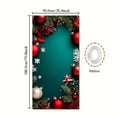 thumbnail image 2 of Christmas Door Curtain, Decorative Door Cover, Holiday Scene Layout Backdrop for Home and Party Display, 2 of 6