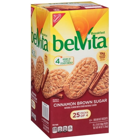 Product of Belivita Cinnamon Brown Sugar Breakfast Biscuits, 25 ct. [Biz (Best Cinnamon Sugar Cookies)