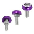 thumbnail image 4 of Unique Bargains Purple Silver Tone License Plate Bolts Screws Car Ornament 4 Pcs, 4 of 4