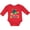 Red, variant on Port St. Lucie, Florida Happy Sea Turtle Boys or Girls Long Sleeve Baby Bodysuit