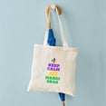 thumbnail image 4 of CafePress - Keep Calm Mardi Gras Tote Bag - Unisex Canvas Tote Bag, Beige, 1-Piece, 4 of 6