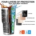 thumbnail image 7 of 30oz Math Equations Geometric Shapes Black Pattern Tumblers Stainless Steel Tumbler with Lid and Straw,Vacuum Insulated Double Wall Travel Tumbler Cups Mug with Cleaning Brush for Coffee,Tea, 7 of 7