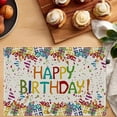 thumbnail image 5 of up to 60% Off WIZUTIZ Birthday Party Table Mats Non-Slip Washable Heat Resistants Place Mats For Kitchen Dining Decor Tray Mat 12 X 18 Inch 4pcs Multicolor, 5 of 5