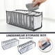 thumbnail image 4 of Apmemiss Clearance Underwear Organizer, Foldable Bra Underwear Organizer Drawer Divider Storage Organizer for Underwear, Socks, Ties, Bras, Women Underwear Storage Compartment Box, 4 of 4