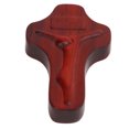 thumbnail image 4 of Crucifix Pendant, Men Crucifix Pendant Walnut Material INRI Pattern  For Ornament, 4 of 8