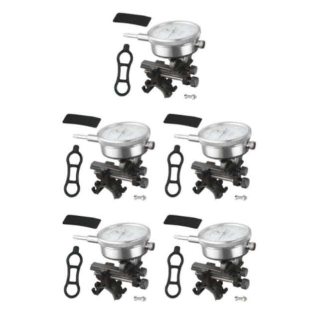 Dalazy Convenient Portable Bike Wheel Truing Stand 100 Brand New ABS Durable And Practical Convenient And Practical Easy-to black(indicator) 5Set