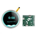 thumbnail image 1 of Smart Home ESP32 S3 Development Board WiFi Bluetooth 2.1 Inch 480x480 Round Push Knob IPS LCD TFT Display Module, Silver, 1 of 8