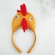 thumbnail image 2 of 1 par de accesorios para disfraz de gallo o pollo, diadema de pollo, diadema de gallo, diademas divertidas, accesorios para disfraces de animales de festival, accesorios para fotos de adultos., 2 of 7