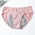 thumbnail image 2 of Women's Menstrual Panties Mid-Waist Cotton Postpartum Underwear, Leak Proof Full Coverage Period Briefs, Protective Sanitary Panties for Heavy Flow, Breathable Incontinence Briefs, 2 of 4