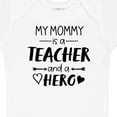 thumbnail image 4 of Inktastic My Mommy is a Teacher and a Hero Boys or Girls Baby Bodysuit, 4 of 5