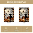 thumbnail image 6 of Sm:)e Black Cat Pumpkins Trick or Treat Halloween House Flag 28x40 Inch, 6 of 7