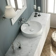 thumbnail image 3 of Ws Bath Collections Fly 3044 WG Fly 17-5/16" Circular Ceramic Vessel Bathroom Sink - White, 3 of 3