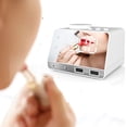 thumbnail image 3 of Leutsin Haut-Parleur Bluetooth, Petit Haut-Parleur, Haut-Parleurs Bluetooth Portables Tws, Haut-Parleur Bluetooth Réveil Intégré Multi-Fonction Alimentation USB Radio Maison Chevet Carte Audio, 3 of 3