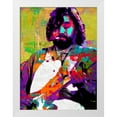 thumbnail image 2 of Stephen Chambers 25x32 White Modern Wood Framed Wall Art Titled - Lowell George, 2 of 6