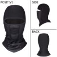 thumbnail image 5 of Funda Pasamontañas, Pasamontañas de Moto para Hombre, Mascarilla para el Cuello Polaina para el Cuello a Prueba de Viento en Tejido Polar Invierno Moto Esquí Scooter Senderismo Ciclismo Tamaño Universal JM, 5 of 5