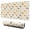 Cat Sleeping Floral, variant on 31.5x11.8 Inch Gaming Mouse Pad, Non-Slip Stitched Rubber Desk Mat for Desktop & Laptop,Cat Paw Print Orange Pattern