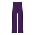 thumbnail image 5 of Aislor Girls Boys Christian Liturgical Praise Dance Pants Celebration of Spirit Wide Leg Trousers Dancewear Purple 6, 5 of 7