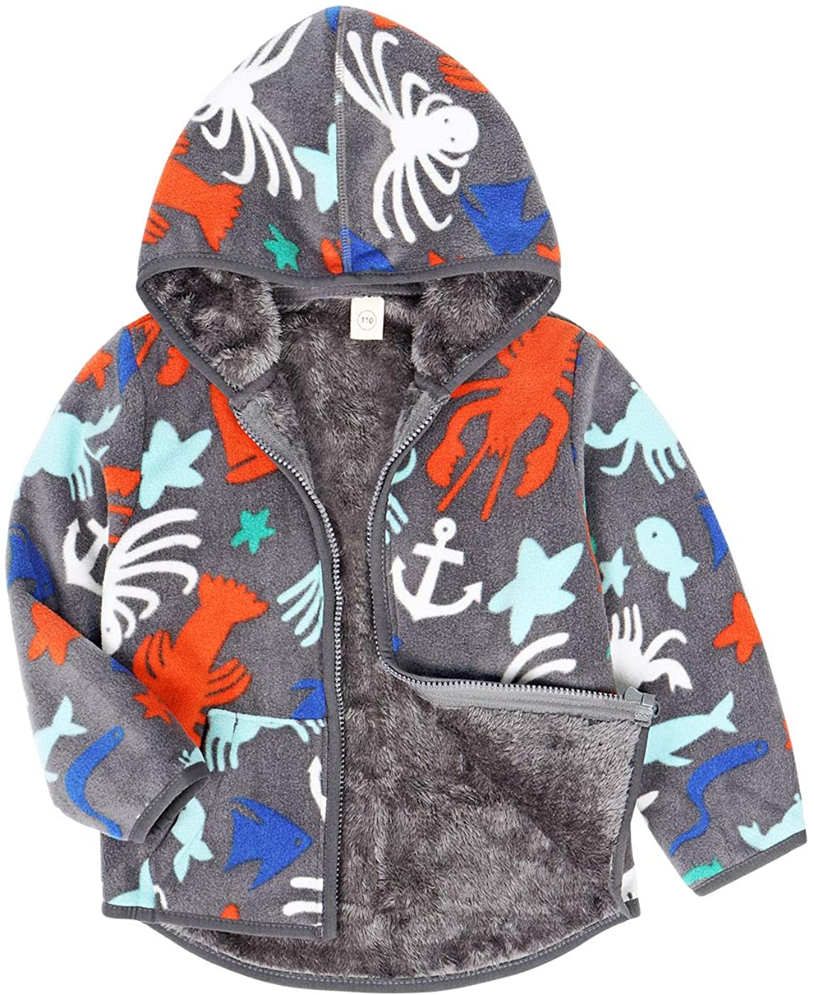 Toddler Kid Boys Girls Polar Fleece 