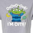 thumbnail image 3 of Toy Story - Alien Ooh I'm Cute - Juniors Cropped Cotton Blend T-Shirt, 3 of 5