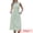 Light Green, variant on DARING DIVA Women's Gingha Sleeveless Flowy Vacation Smocked Dress XS Black