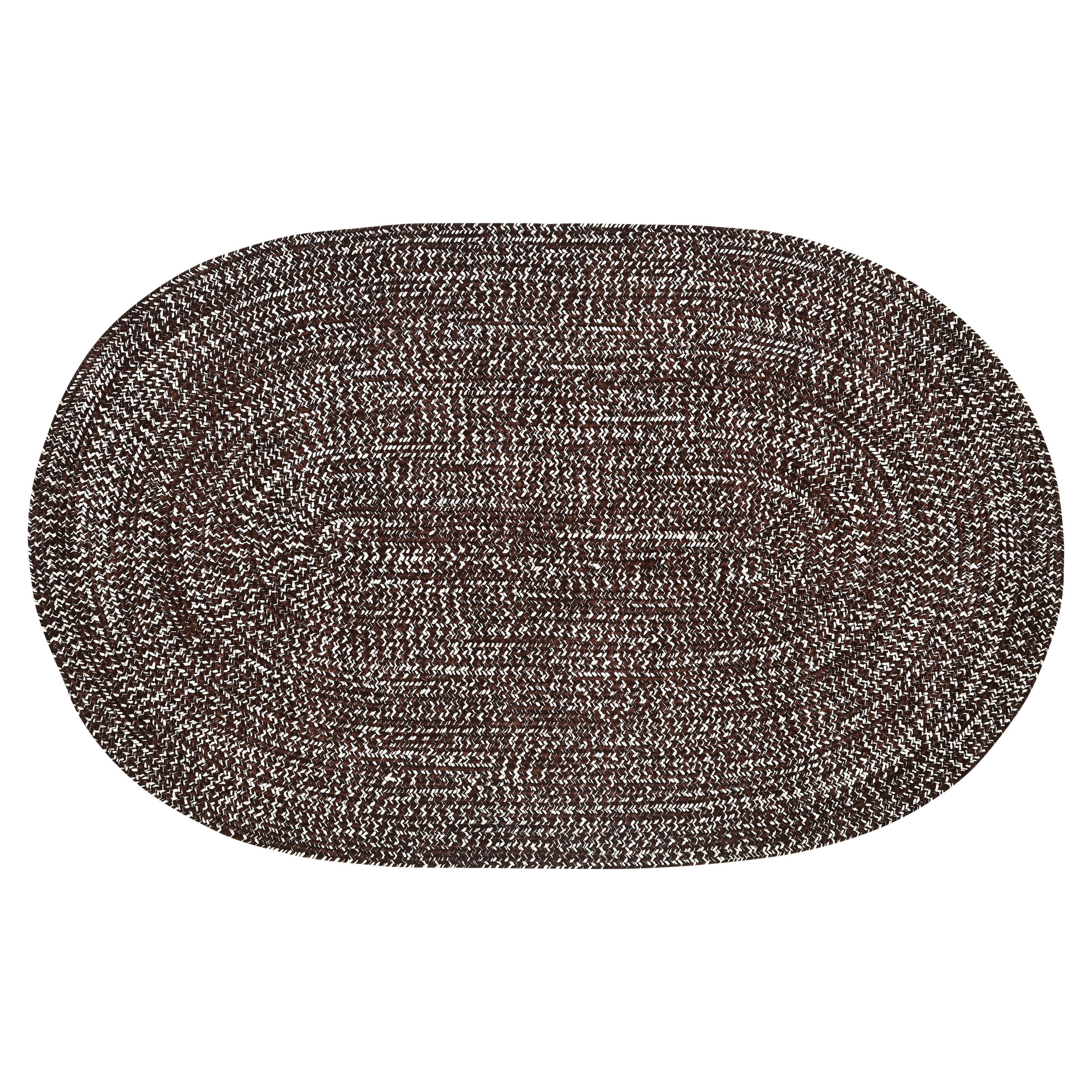 Better Trends Chenille Solid Collection 100% Polyester 24" x 108" Runner Braided Rug in Mauve