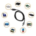 thumbnail image 3 of Firewire to USB Adapter Cable - IEEE 1394 6 Pin Male to USB 2.0 A Male Converter 1.8m/3m/4.5m for Sound Cards & Devices, 3 of 5