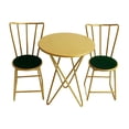 thumbnail image 1 of 1/6 Scale Dollhouse Table and Chairs Set Mini Furniture Decoration Accessory Golden, 1 of 8