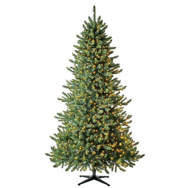 Holiday Time PreLit Milford Pine Quick Set® Artificial Christmas Tree