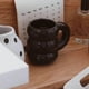 thumbnail image 5 of Taza con forma de neumático Vasos personalizados Taza de agua de porcelana Negro azabache, 5 of 7