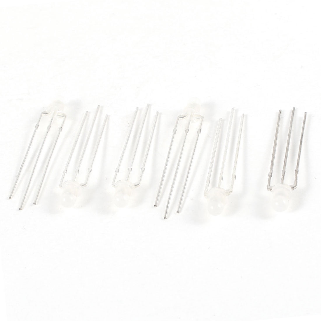 100 x 3mm Dual Bi-Color Red/Green Diffused Bright 3-Pin Led Common 100 x 3mm Dual Bi-Color Red/Green Diffused Bright 3-Pin Led Common