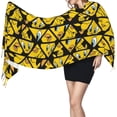 thumbnail image 6 of Looney Tunes Tweety Fringed Scarf Wrap Long Soft Winter Warm Tassel Scarf Neck Head Shawl Scarf, 6 of 8