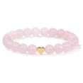 thumbnail image 6 of Juosiy Women Pink Beaded Gold Heart Bracelet, 6 of 9