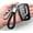 Black, variant on Key Fob Cover Compatible with Toyota RAV4 Camry Highlander Corolla 2019-2024 4 Button Keychain Case Holder Protector,Red
