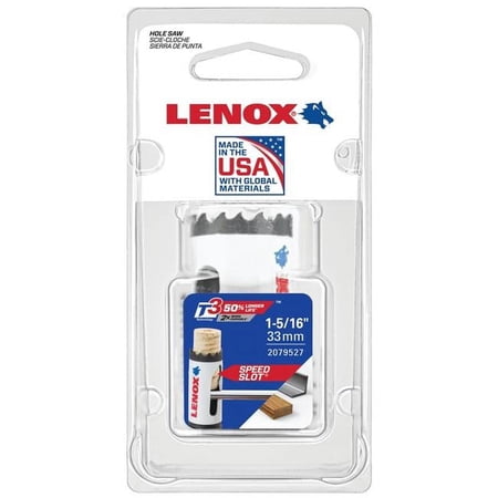 UPC: 0885363223866 | Lenox 2016682 Lenox Speed Slot with 1.312 in. Bi-Metal Hole Saw