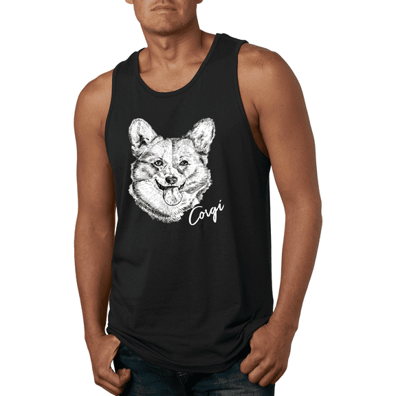 Cute Corgi Dog Lover Pet Owner Animal Lover Graphic Tank Top