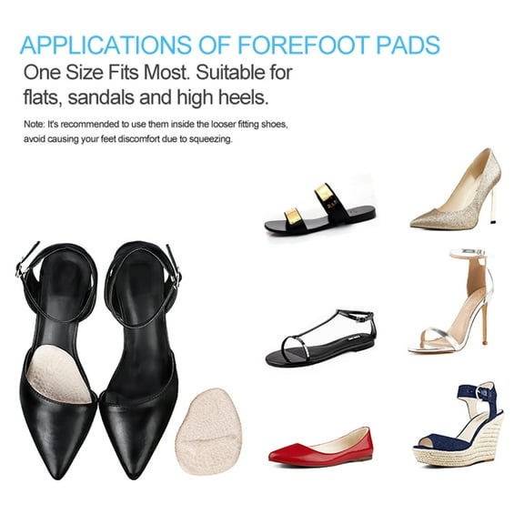 Metatarsal Pads for Women | Ball of Foot Cushions (2 Pairs Foot Pads)