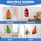 thumbnail image 4 of Organizador de sombreros para gorras de béisbol, 1 paquete de ganchos adhesivos para sombreros para colgar en la pared, para guardar muchos sombreros, 4 of 8