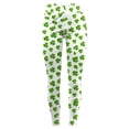 thumbnail image 4 of MKLEKYY Leggings deportivos para mujer, pantalones de yoga con estampado de santos casuales para mujer, leggings y leggings, 4 of 4