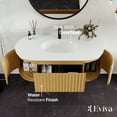 thumbnail image 4 of Eviva Haven 48"W x 22"D Oak Wall-mounted Bathroom Vanity with White Solid Surface Integrated Sink Top, 4 of 7