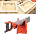 thumbnail image 1 of 12 Inch ABS Plastic Multiple Angle Clamping Mitre Box, Clamping Box With 14 Inch SK5 Alloy Steel Back Saw, 1 of 8