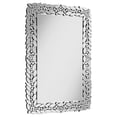 thumbnail image 2 of Cecily Rectangular Leaves Frame Wall Mirror Faux Crystal, 2 of 5