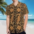 thumbnail image 5 of High Quality Hawaiian Shirts for Men Short Sleeve Aloha Beach Shirt Floral Summer Casual Button Down Shirts Blouses UIOHCC, 5 of 7