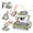 Green, variant on WonderStone 6 in 1 Baby Walker, Foldable Push Walker with Wheels and Mini Basketball Hoop, Music & Light, Baby Bouncer & Activity Center for Boys and Girls 6-12 Months (Green)