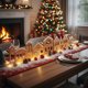 thumbnail image 5 of Kit Cartón Plegable para Casa Pan Navidad Bricolaje 1 Unidad Con Cadena Luces LED, 5 of 9