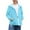 Sky Blue, variant on Cethrio Kids Girls Waterproof Jackets, Hooded Lightweight Casual Windproof Girls Outerwear Sky Blue Size 3-4T
